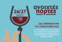 Τα οινοποιεία της Αιγιάλειας και τα Οινοξένεια συμμετέχουν στις «Ανοιχτές Πόρτες» το Σάββατο 26 Μαΐου 2018