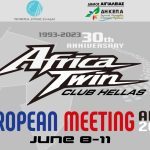 Ευρωπαϊκή συνάντηση Africa Twin 8-11 Iουνίου στο Αίγιο